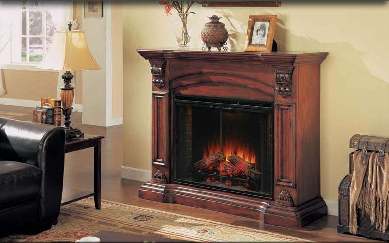 dimplex electric fireplace, electric fireplace wine cooler, electric penninsula fireplace, compact electric fireplace